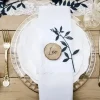 20 pièces de table en bois, diamètre 4.5-6.5cm