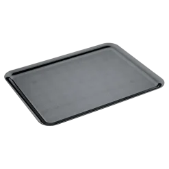Plateau en plastique noir rectangulaire 50x37cm