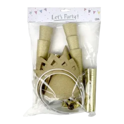 Pochette de Cotillons Or 10 Personnes