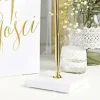 Porte stylo blanc & stylo or
