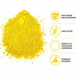 Poudre Holi JAUNE - Sac de 5kg