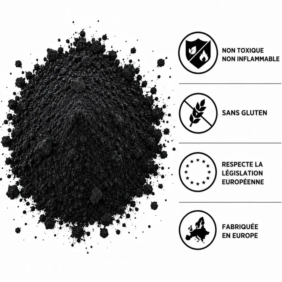 Poudre Holi NOIR - Sac de 5kg