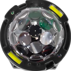 Projecteur effet rotatif – Spinner BoomTone DJ – LED multicolore & stroboscope & contrôle DMX