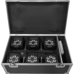 Projecteurs LED Evolite - IP-BOX 6X15W PACK - Lot de 6