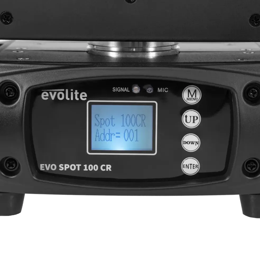 Projecteur spot 100 W – Evo Spot 100 CR Evolite – LED multicolore & contrôle DMX