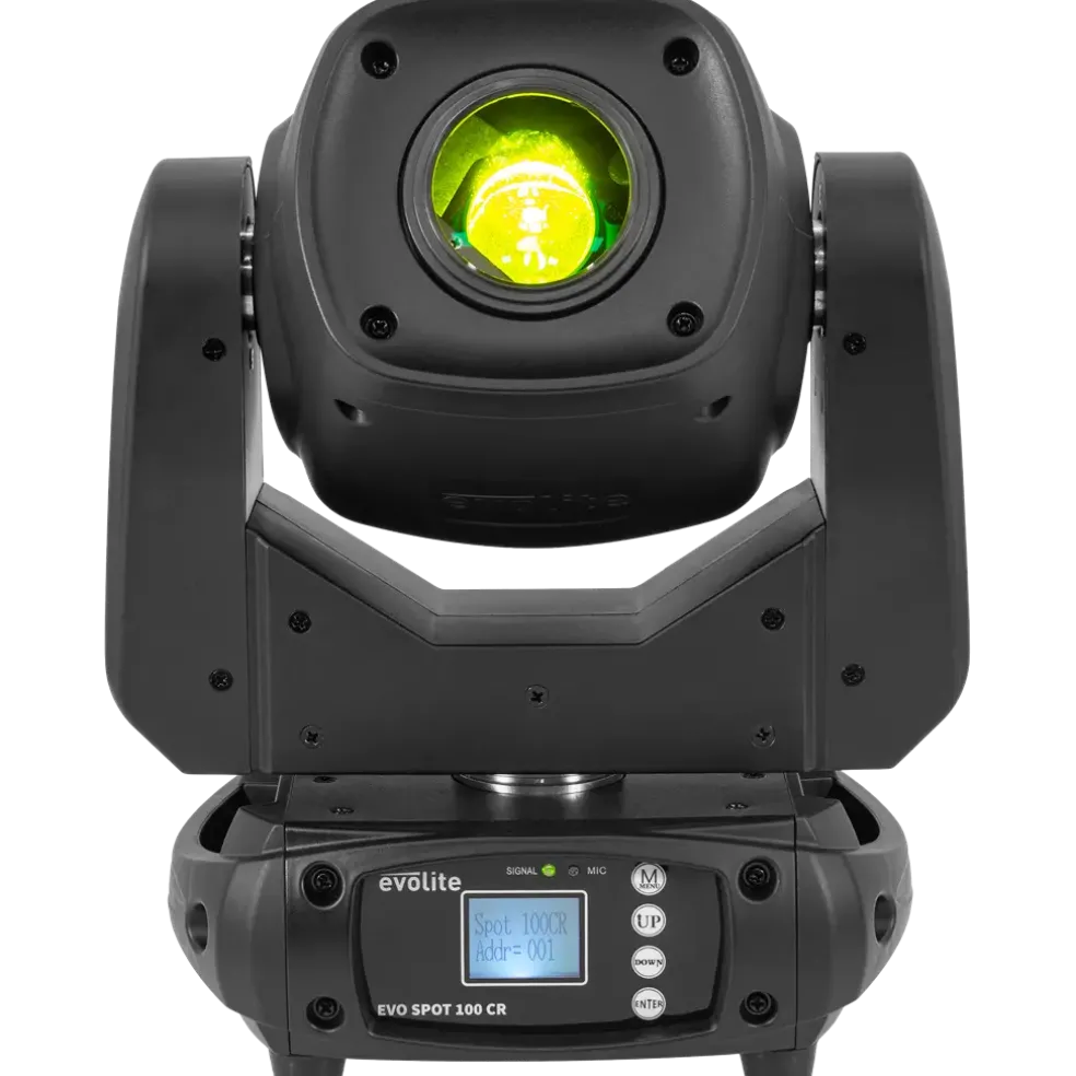 Projecteur spot 100 W – Evo Spot 100 CR Evolite – LED multicolore & contrôle DMX