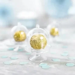 Présentoir à gâteaux - Transparent - 5.5x7.5cm lot de 3