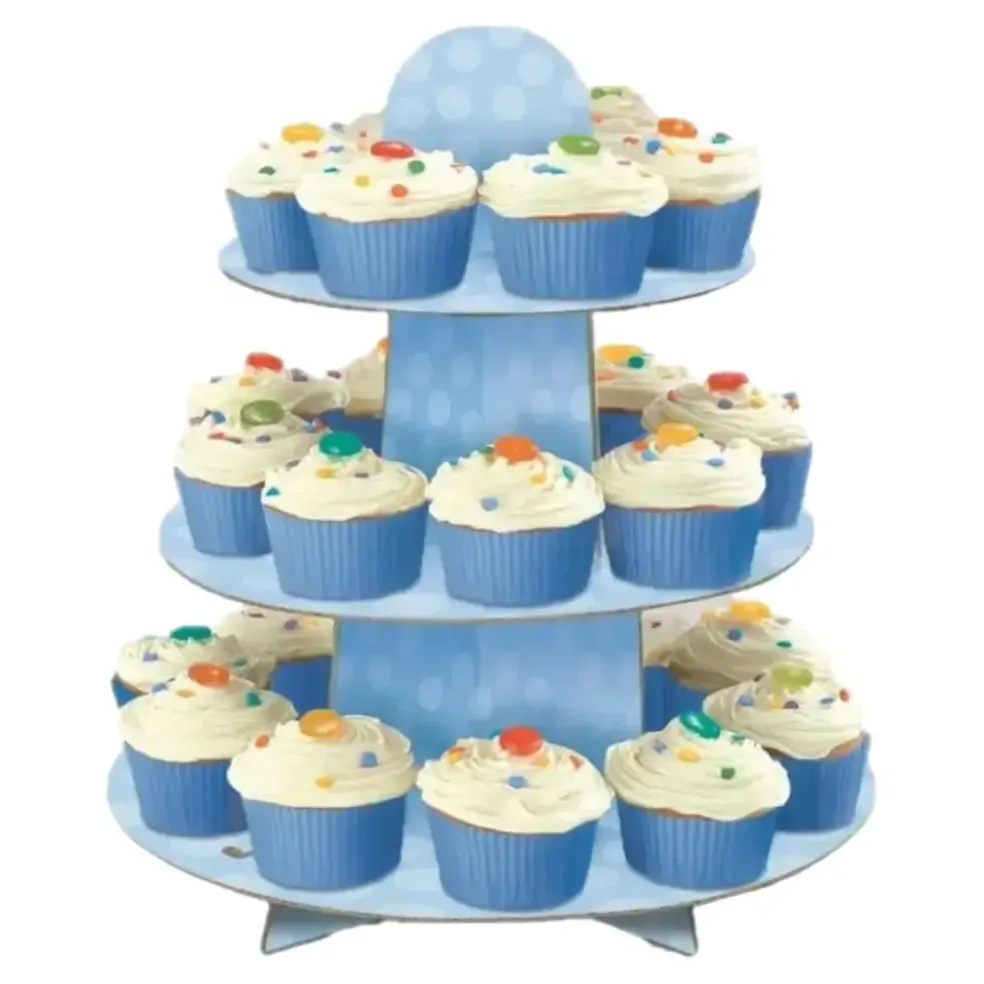 Présentoir à Petits Gâteaux - Bleu