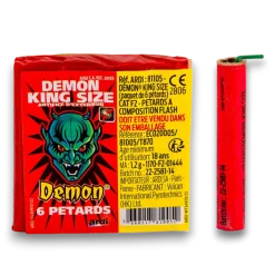 Pétard DÉMON® KING SIZE (paquet de 6) mamouth 1