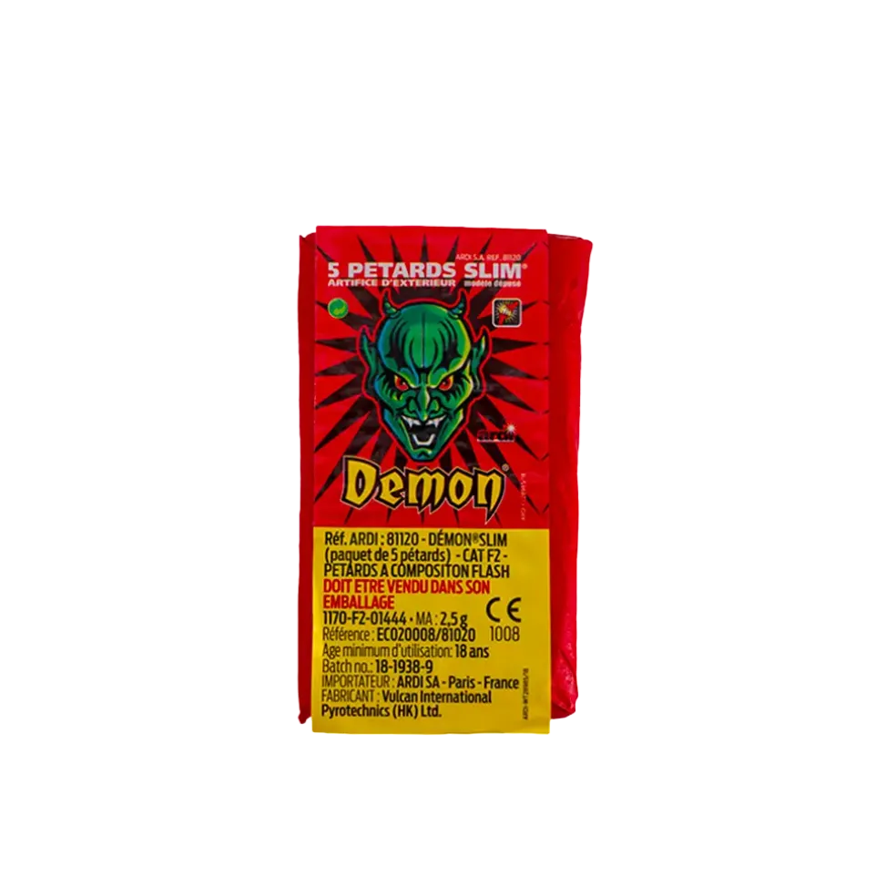 Pétard DÉMON® SLIM® (paquet de 5)