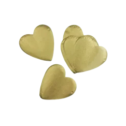 Sac de confettis Métalliques Coeurs 100% Biodégradable 1KG - Or