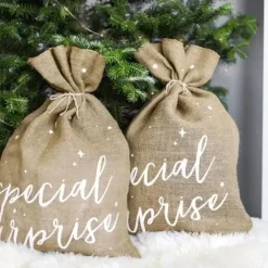 Sac en toile de jute naturelle Special Surprise