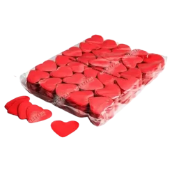 Sac 1KG confettis coeur rouge