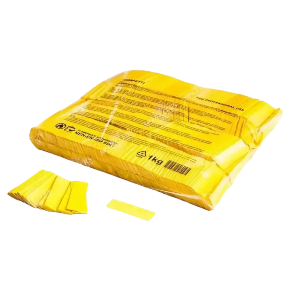 Sac 1KG confettis jaune