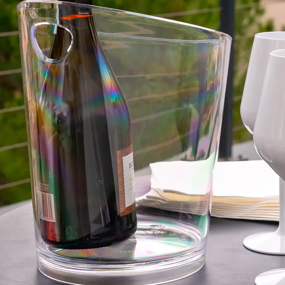 SEAU À CHAMPAGNE TRANSPARENT - 26cm