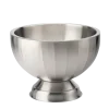 Seau à vin isotherme & Bol à punch en inox satiné - 37 cm
