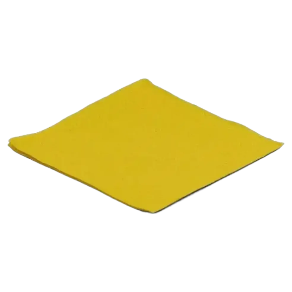 Serviette Cocktail Micro Point 20x20cm Jaune (Lot de 100)
