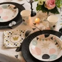 Serviette en papier "Festivité" - Lot de 20