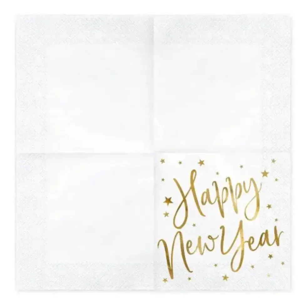 Serviette en papier Happy New Year (Lot de 20)