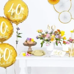 Serviette en papier 40th Birthday (Lot de 20)