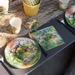 Serviette en papier T-Rex - Lot de 20