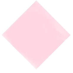 Serviette Point à Point 38x38cm Rose Pastel (Lot de 40)