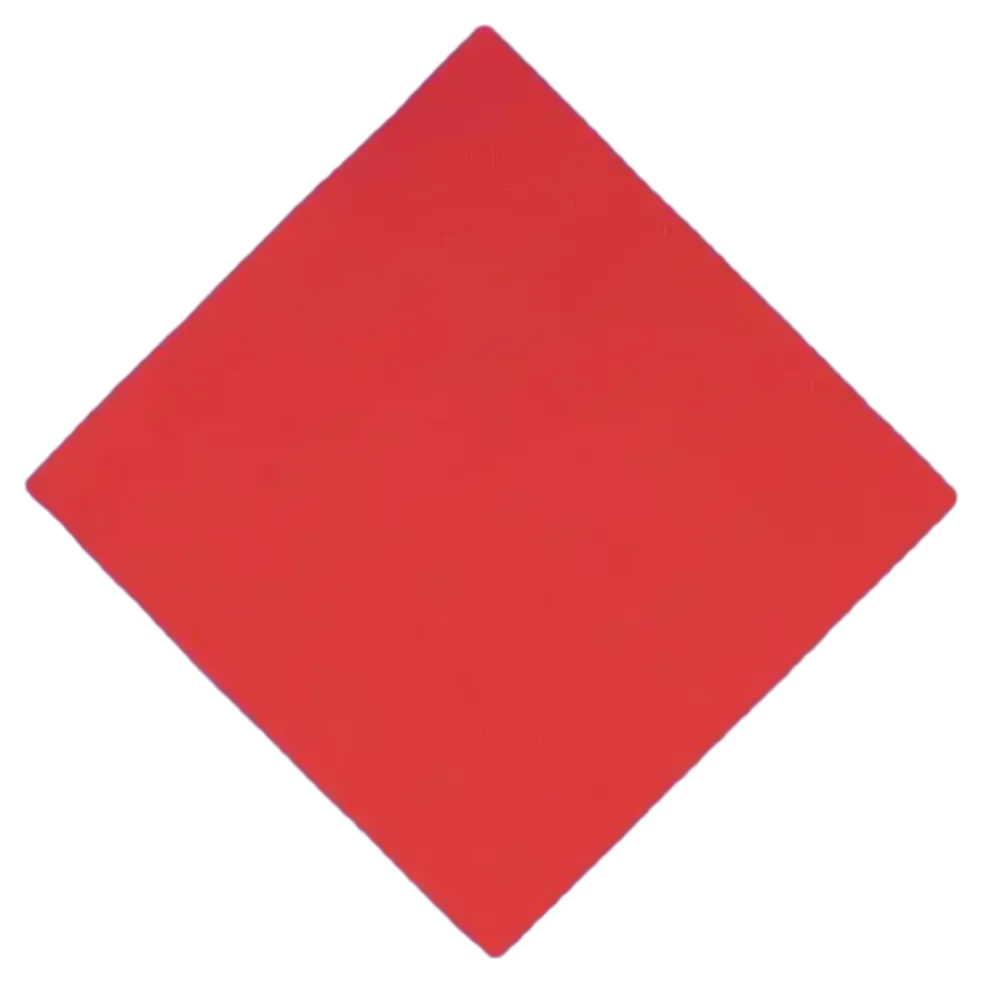 Serviette Point à Point 38x38cm Rouge (Lot de 40)