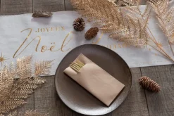 Serviette porte-couverts Eternity – Blanc