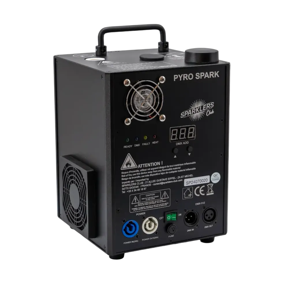 SPARKLERS CLUB® - Lot de 2 Machines étincelles - PyroSpark