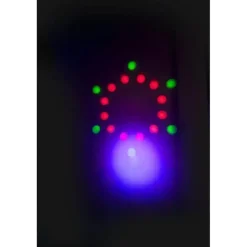 Support de Lumière 2 PAR LED RGBW & 2 Moon Flower