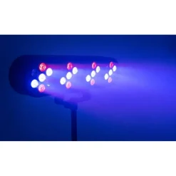 Support de Lumière 4 PAR à LED + télécommande