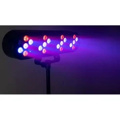 Support de Lumière 4 PAR à LED + télécommande