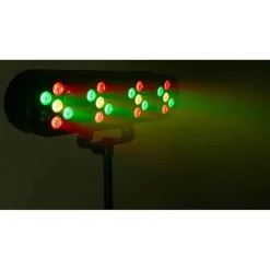 Support de Lumière 4 PAR à LED + télécommande