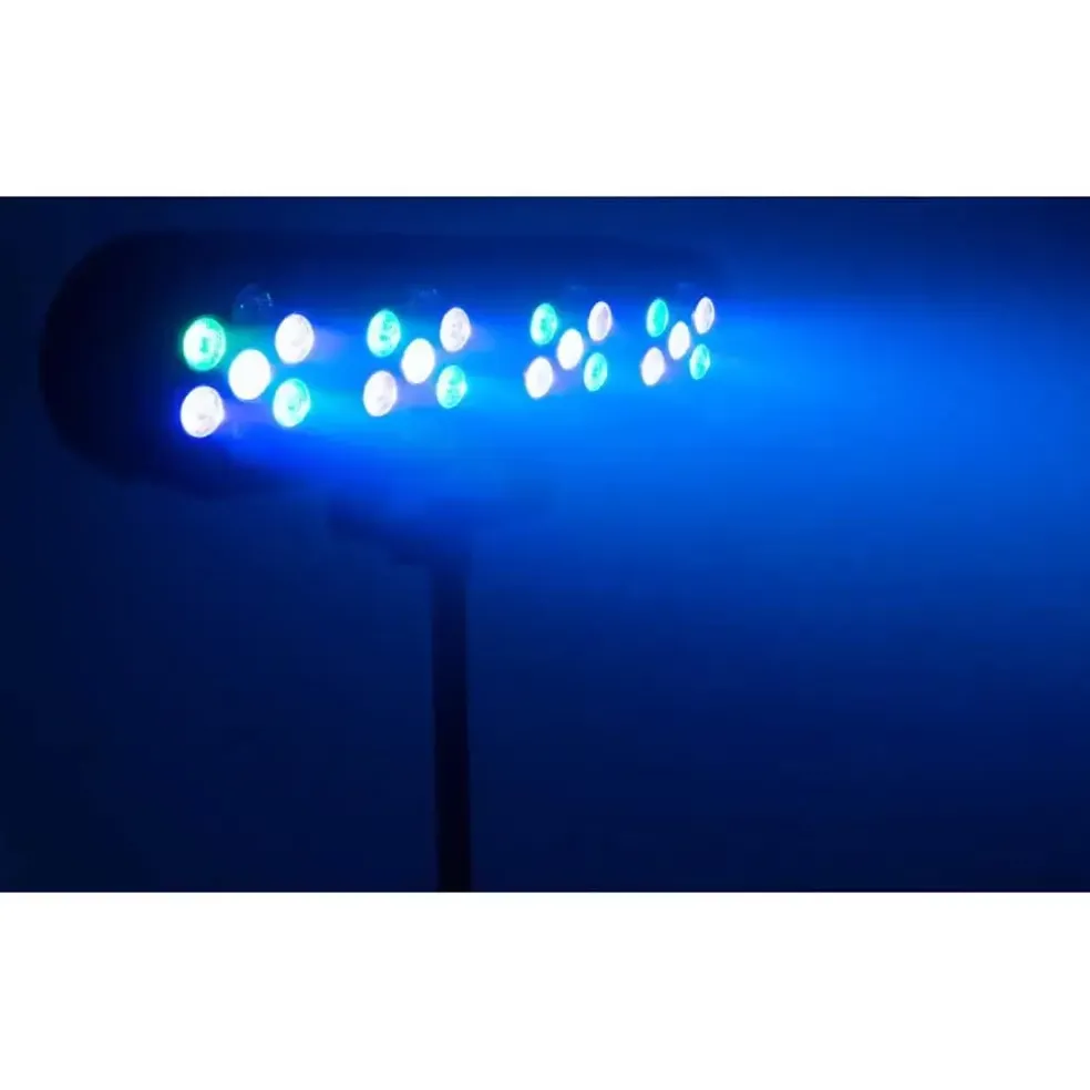 Support de Lumière 4 PAR à LED + télécommande