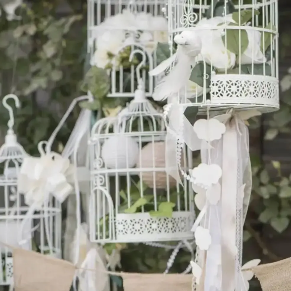 Tirelire Cage Blanche