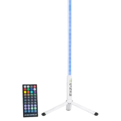 Tube Lumineux LED RGB 150cm sur pied - Design Blanc