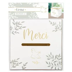 Urne Colombe "Merci"