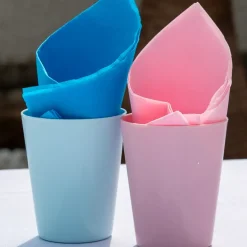 Verre Conique en PP - Rose Pastel - 33cl