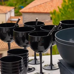 Verre Piscine Noir 40cl