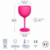 Verre Piscine Rose 40cl