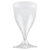 Verre à vin 20cl en plastique transparent - Lot de 20