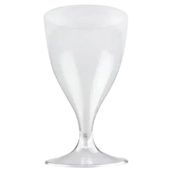 Verre à vin 20cl en plastique transparent - Lot de 20