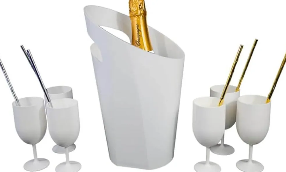 Verre à Vin Ecocup Blanc 12cl (18cl ras bord) Réutilisable - Type Vin, Dégustation, Apéritif