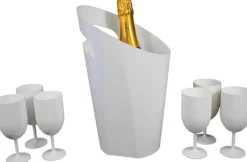 Verre à Vin Ecocup Blanc 12cl (18cl ras bord) Réutilisable - Type Vin, Dégustation, Apéritif